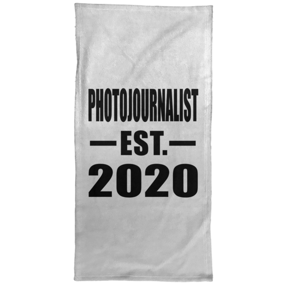 Photojournalist Established EST. 2020 - Hand Towel