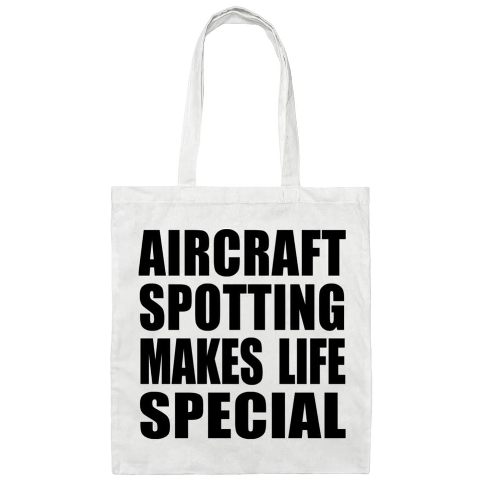 Aircraft Spotting Makes Life Special - Tote Bag White