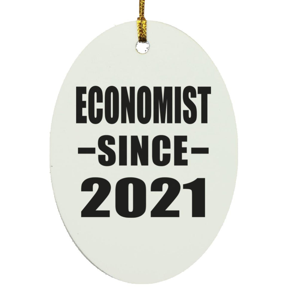 Economist Since 2021 - Oval Ornament