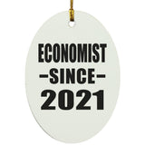 Economist Since 2021 - Oval Ornament