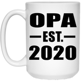 Opa Established EST. 2020 - 15oz Coffee Mug