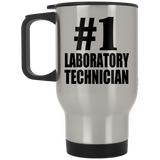 Number One #1 Laboratory Technician - Silver Travel Mug