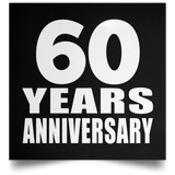 60th Anniversary 60 Years Anniversary - Poster Square