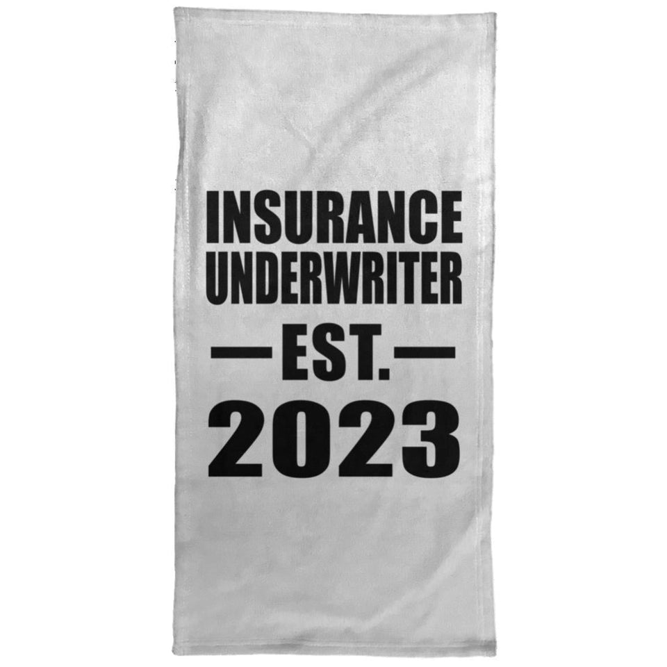 Insurance Underwriter Established EST. 2023 - Hand Towel