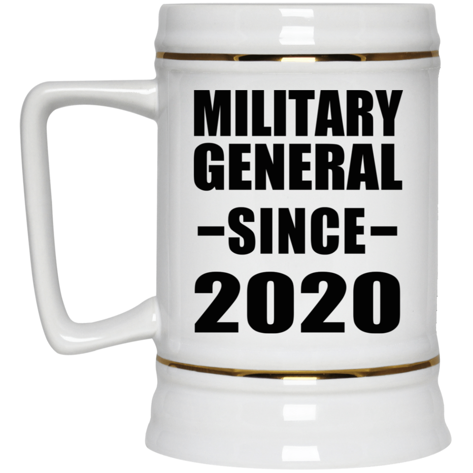 Military General Since 2020 - Beer Stein