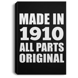 114th Birthday Made in 1910 All Parts Original - Canvas Portrait
