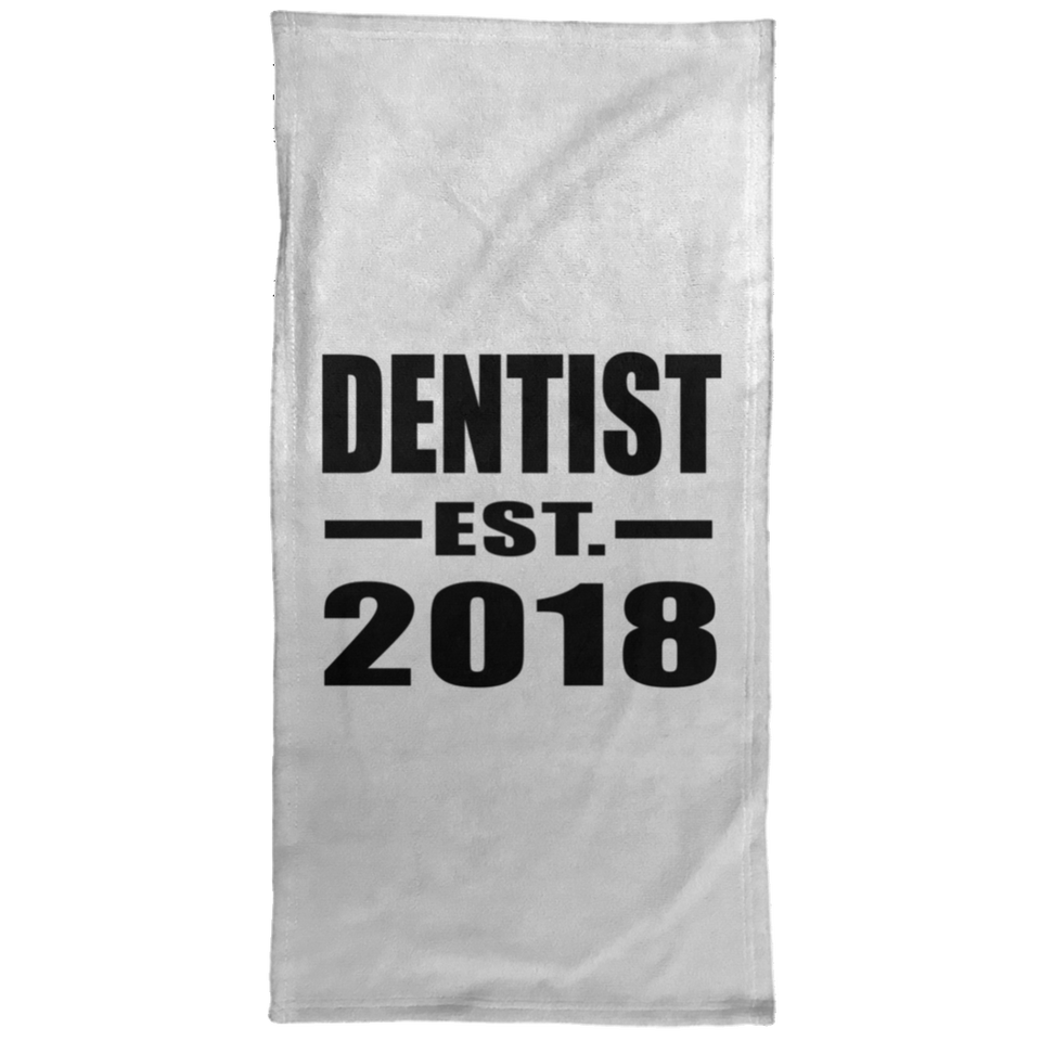Dentist Established EST. 2018 - Hand Towel