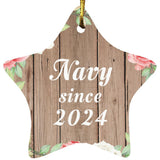 Navy Since 2024 - Star Ornament B