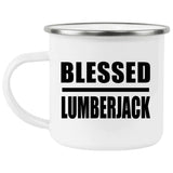 Blessed Lumberjack - 12oz Camping Mug
