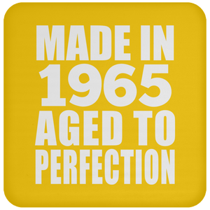 59th Birthday Made In 1965 Aged to Perfection - Drink Coaster