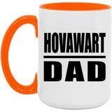 Hovawart Dad - 15oz Accent Mug Orange