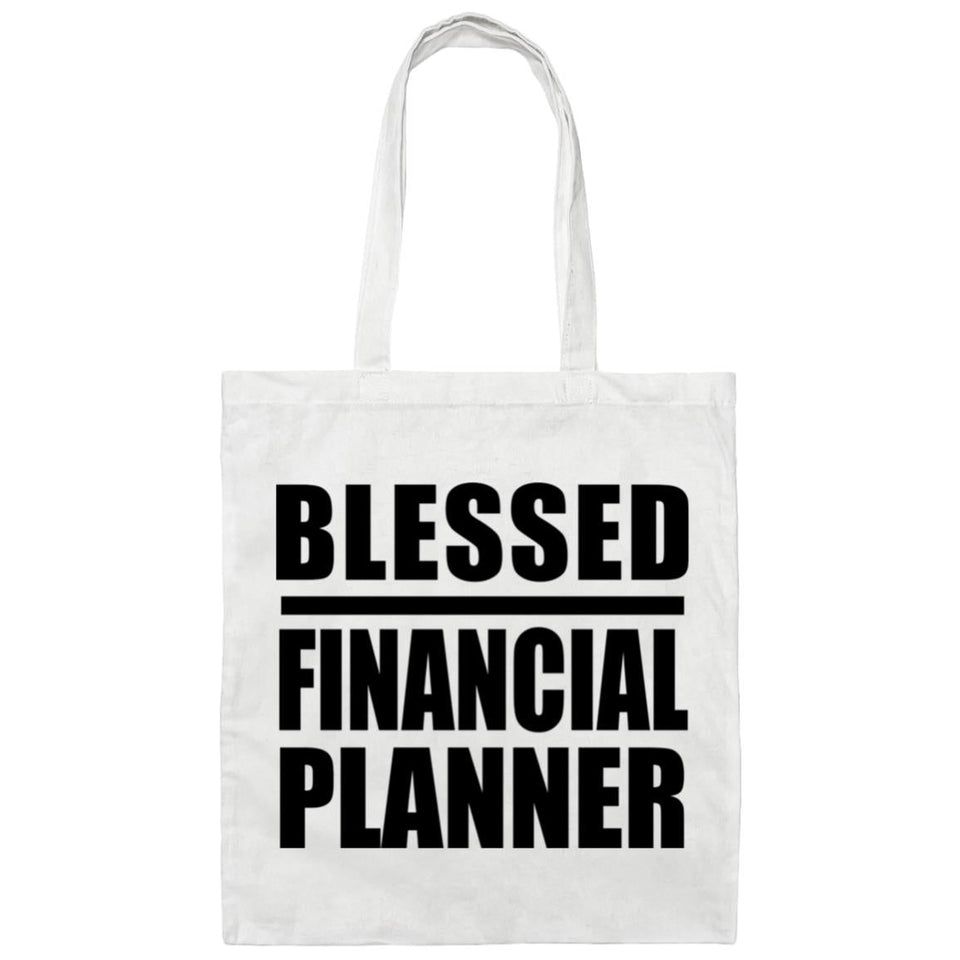 Blessed Financial Planner - Tote Bag White