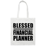 Blessed Financial Planner - Tote Bag White
