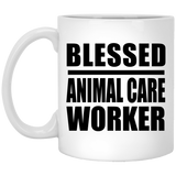 Blessed Animal Care Worker - 11oz Coffee Mug