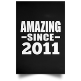 13th Birthday Amazing Since 2011 - Poster Portrait