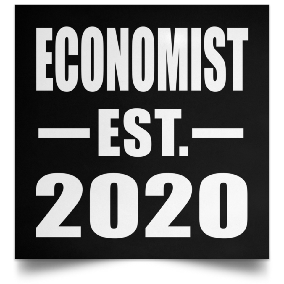 Economist Established EST. 2020 - Poster Square