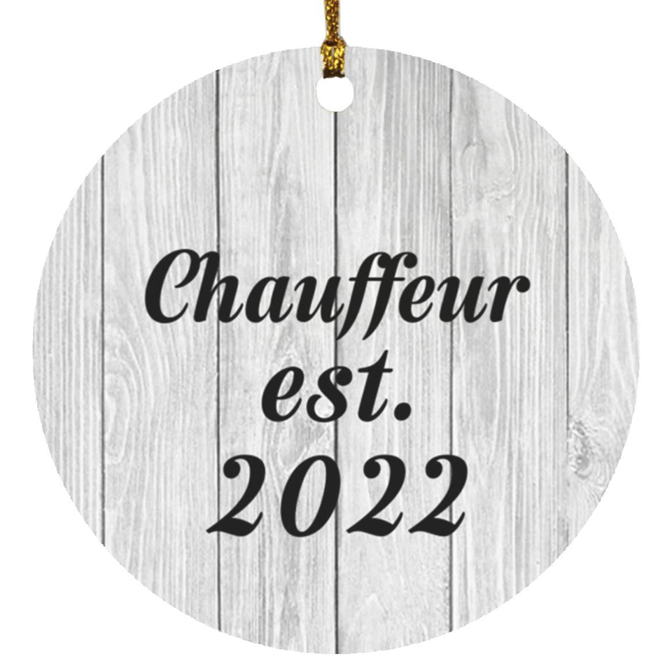 Chauffeur Established Est. 2022 - Circle Ornament F