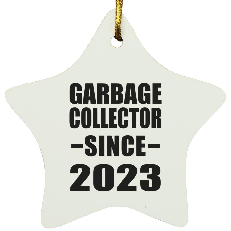 Garbage Collector Since 2023 - Star Ornament