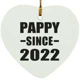 Pappy Since 2022 - Heart Ornament