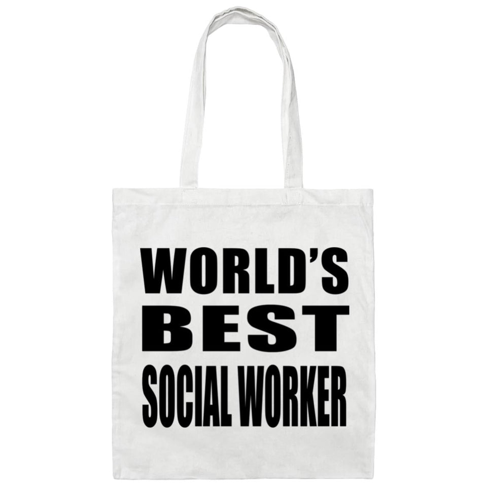 World's Best Social Worker - Tote Bag White