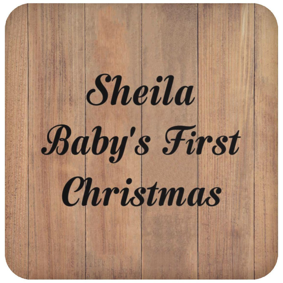Sheila Baby's First Christmas - Drink Coaster C