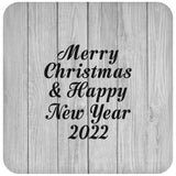 Merry Christmas & Happy New Year 2022 - Drink Coaster F
