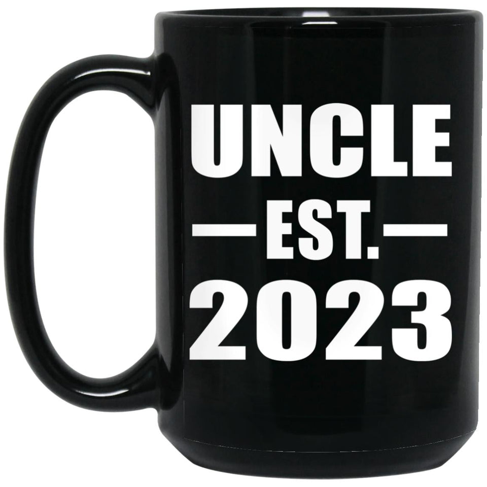 Uncle Established EST. 2023 - 15oz Coffee Mug Black