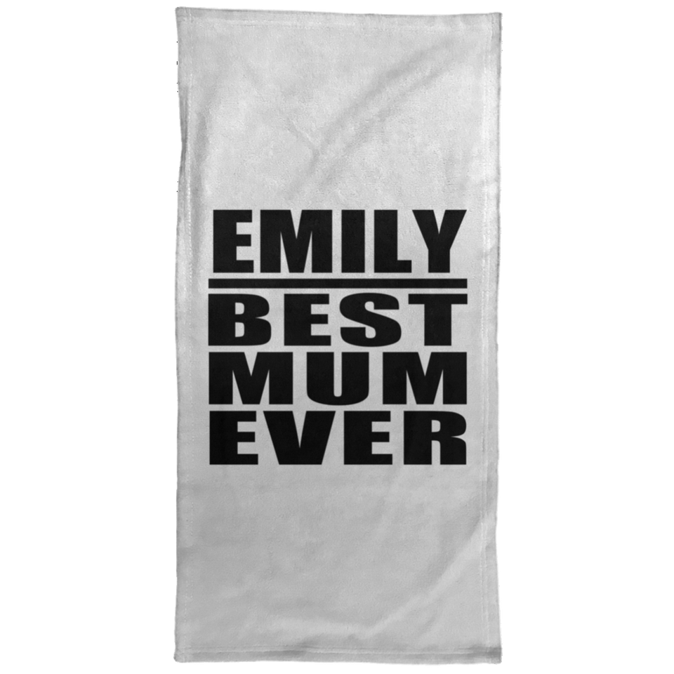 Emily Best Mum Ever - Hand Towel