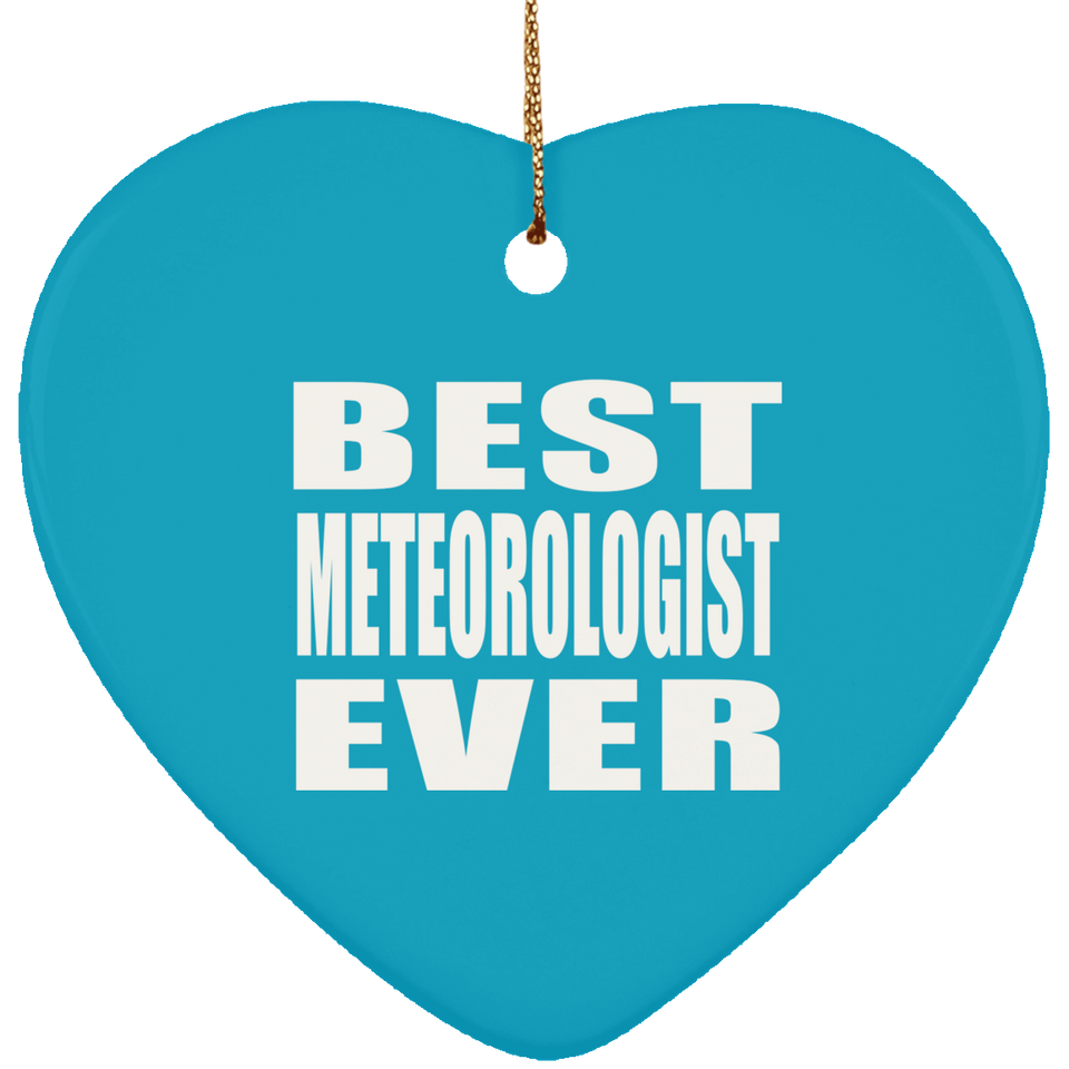 Best Meteorologist Ever - Heart Ornament