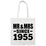 69th Anniversary Mr & Mrs Since 1955 - Tote Bag White