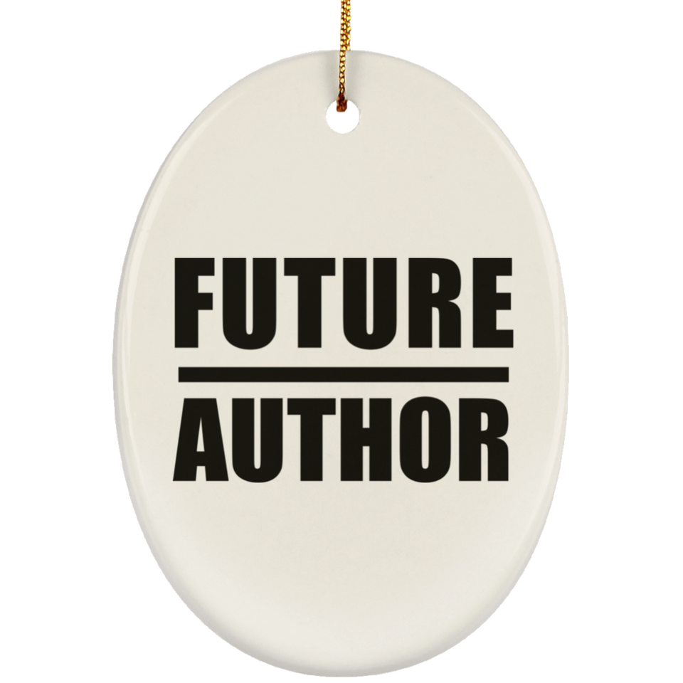 Future Author - Oval Ornament