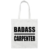 Badass Carpenter - Tote Bag White