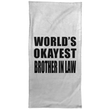 World's Okayest Brother In Law - Hand Towel
