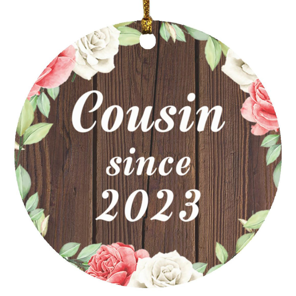 Cousin Since 2023 - Circle Ornament A