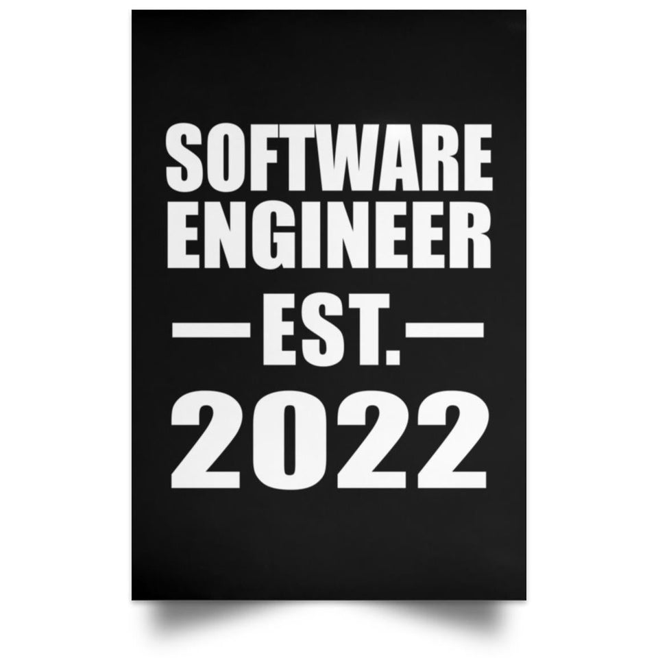 Software Engineer Established EST. 2022 - Poster Portrait
