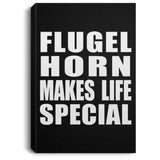 Flugel Horn Makes Life Special - Canvas Portrait
