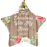 First Christmas With My Niece 2020 - Star Ornament B