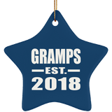 Gramps Established EST. 2018 - Star Ornament