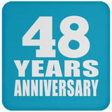 48th Anniversary 48 Years - Drink Coaster