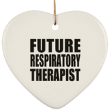 Future Respiratory Therapist - Heart Ornament