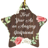 First Year As An Amazing Girlfriend - Star Ornament A