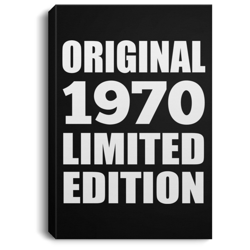 54th Birthday Original 1970 Limited Edition - Canvas Portrait