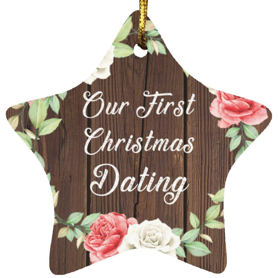 Our First Christmas Dating - Star Ornament A