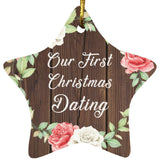 Our First Christmas Dating - Star Ornament A