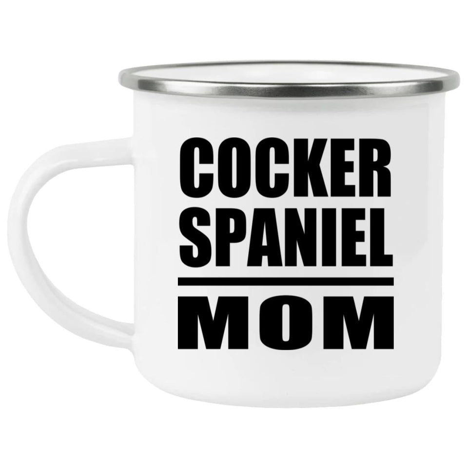 Cocker Spaniel Mom - 12oz Camping Mug