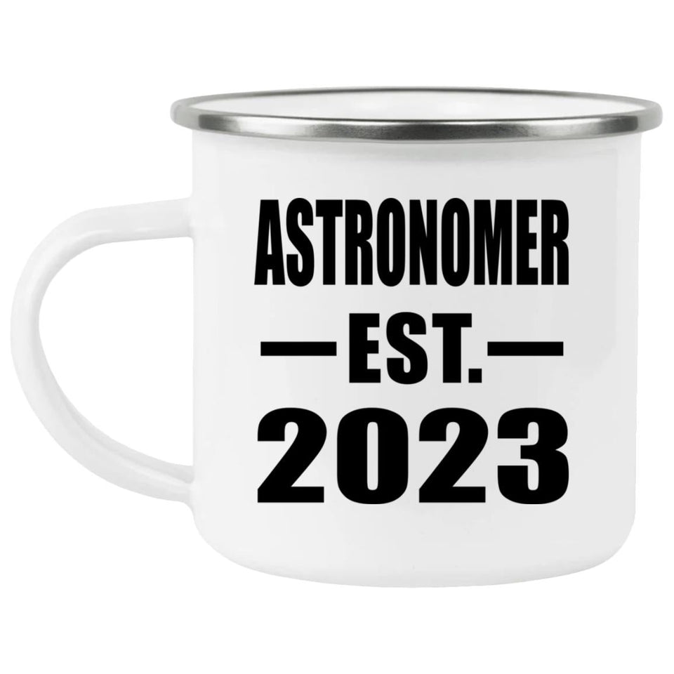 Astronomer Established EST. 2023 - 12oz Camping Mug