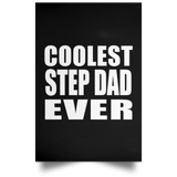 Coolest Step Dad Ever - Poster Portrait