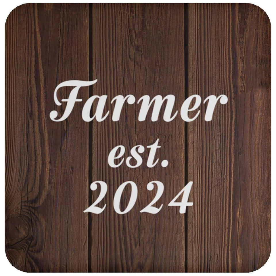 Farmer Established Est. 2024 - Drink Coaster D