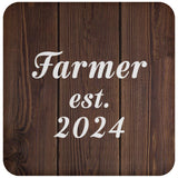 Farmer Established Est. 2024 - Drink Coaster D