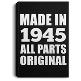 79th Birthday Made in 1945 All Parts Original - Canvas Portrait